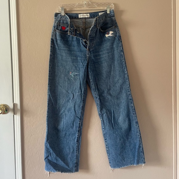 Denim forum Farrah wide leg jean - Picture 2 of 7